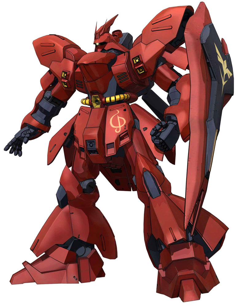 Sazabi Art from Dynasty Warriors: Gundam 3