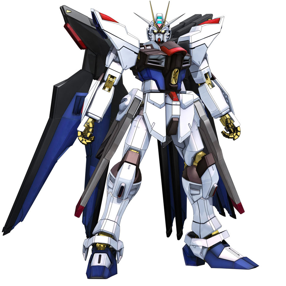 Strike Freedom Art from Dynasty Warriors: Gundam 3