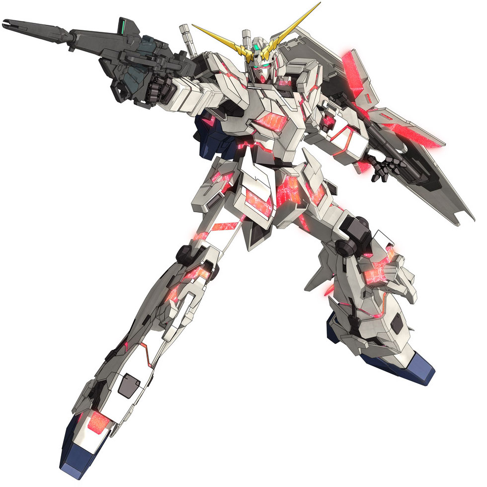 Unicorn, Destroy Mode Art from Dynasty Warriors: Gundam 3