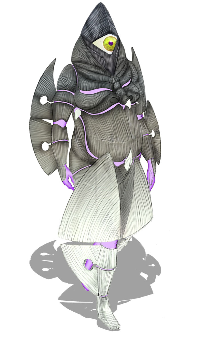 Ezekiel Art from El Shaddai: Ascension of the Metatron