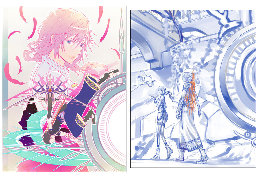 Guest Illustration from Final Fantasy XIII-2