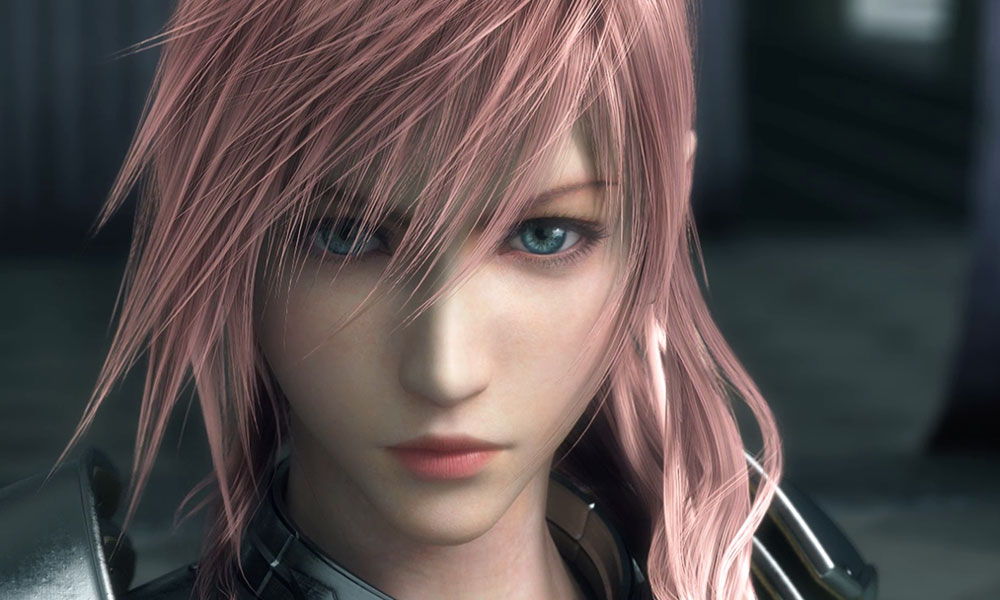 Lightning Face CG Art from Final Fantasy XIII-2