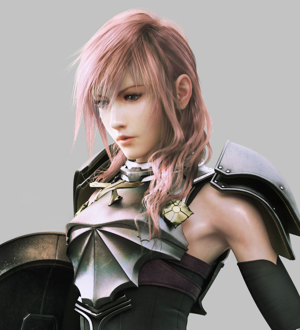 Lightning Portrait Art from Final Fantasy XIII-2