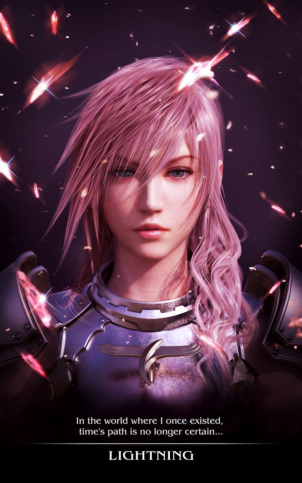 Lightning Promo Poster Art from Final Fantasy XIII-2
