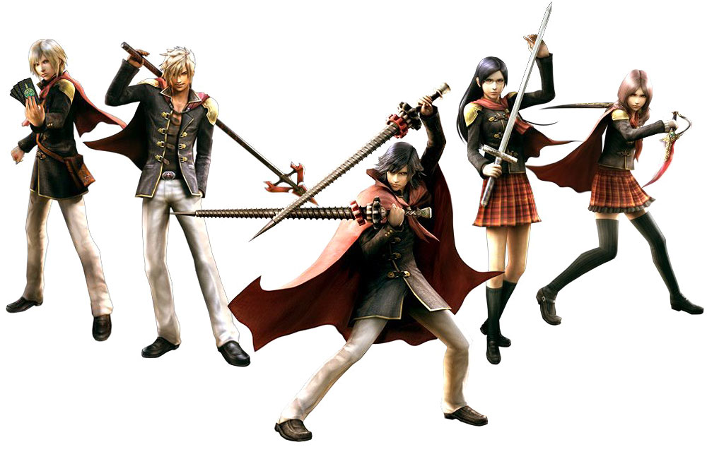 Class Zero Students Art from Final Fantasy Type-0
