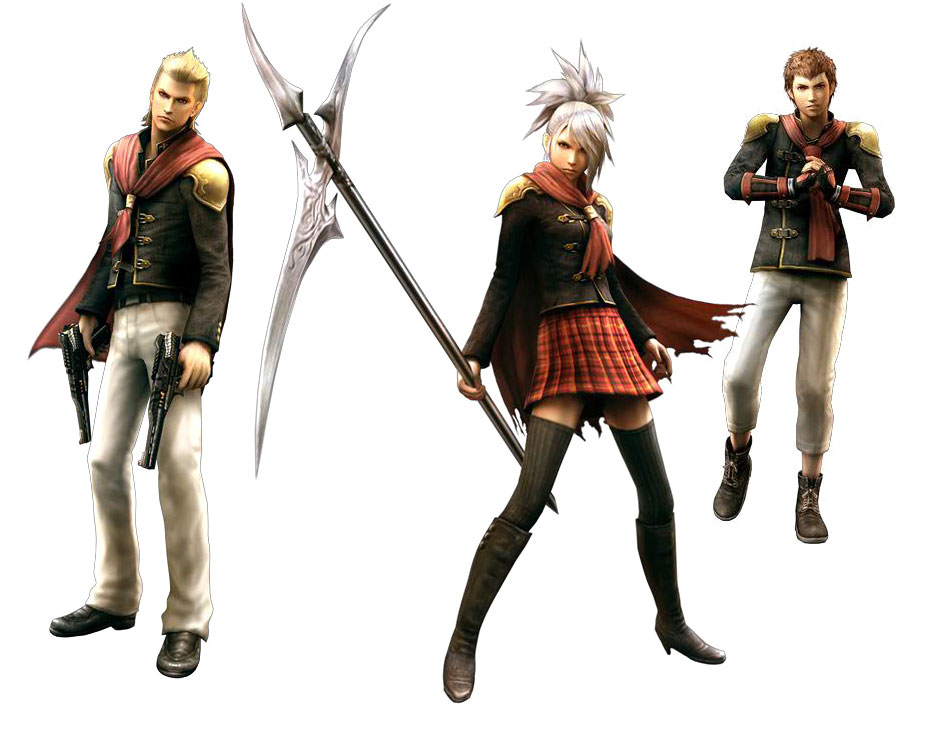 Class Zero Students Art from Final Fantasy Type-0