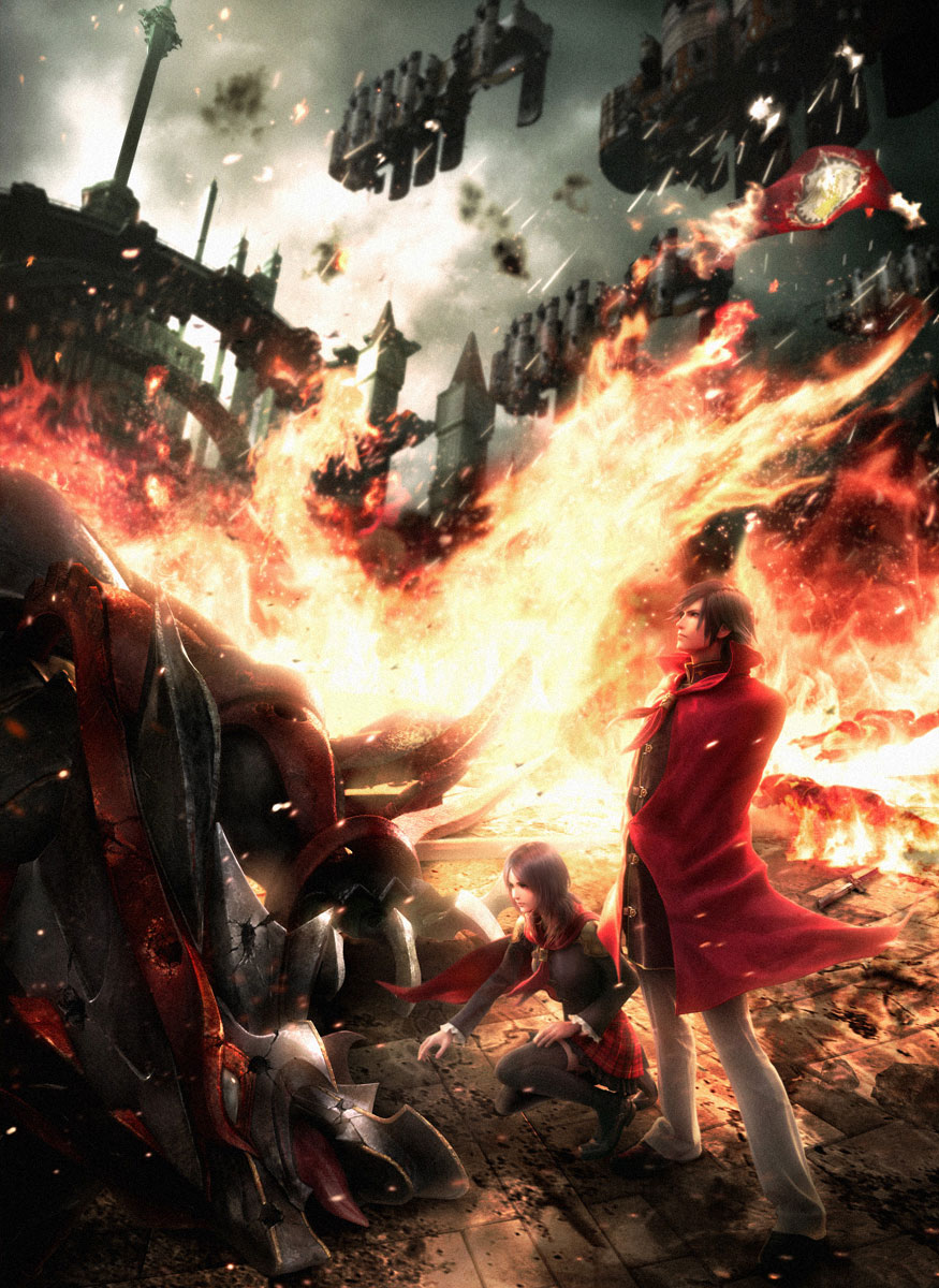 Rem & Machina Art from Final Fantasy Type-0