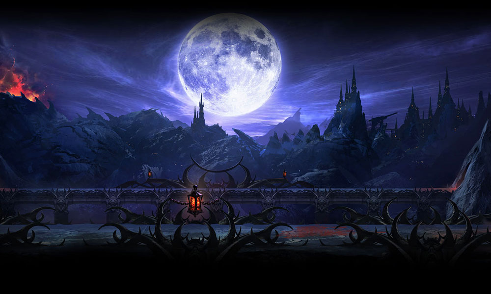 Mileena Stage Background Art from Mortal Kombat