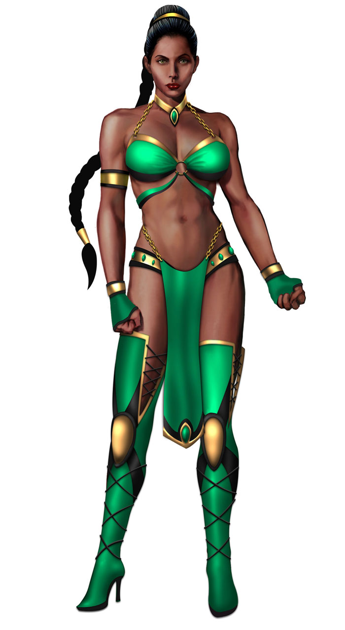 Jade Art from Mortal Kombat