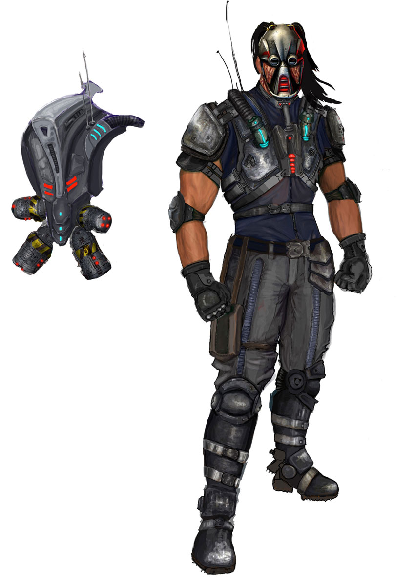 Kabal Art from Mortal Kombat