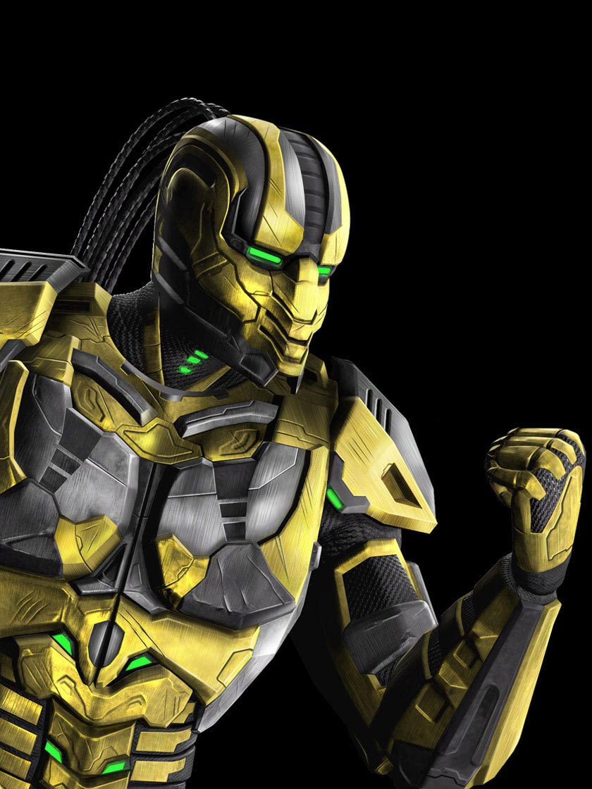 Cyrax Portrait Art from Mortal Kombat