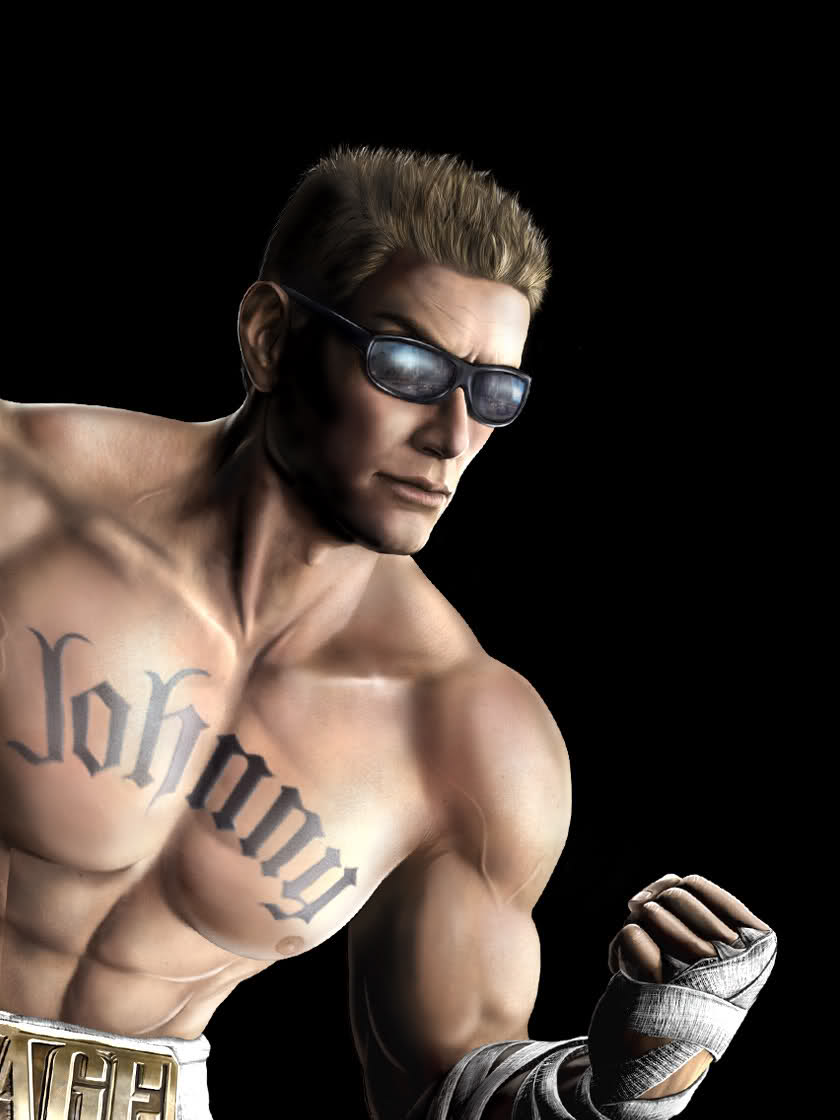 Johnny Portrait Art from Mortal Kombat