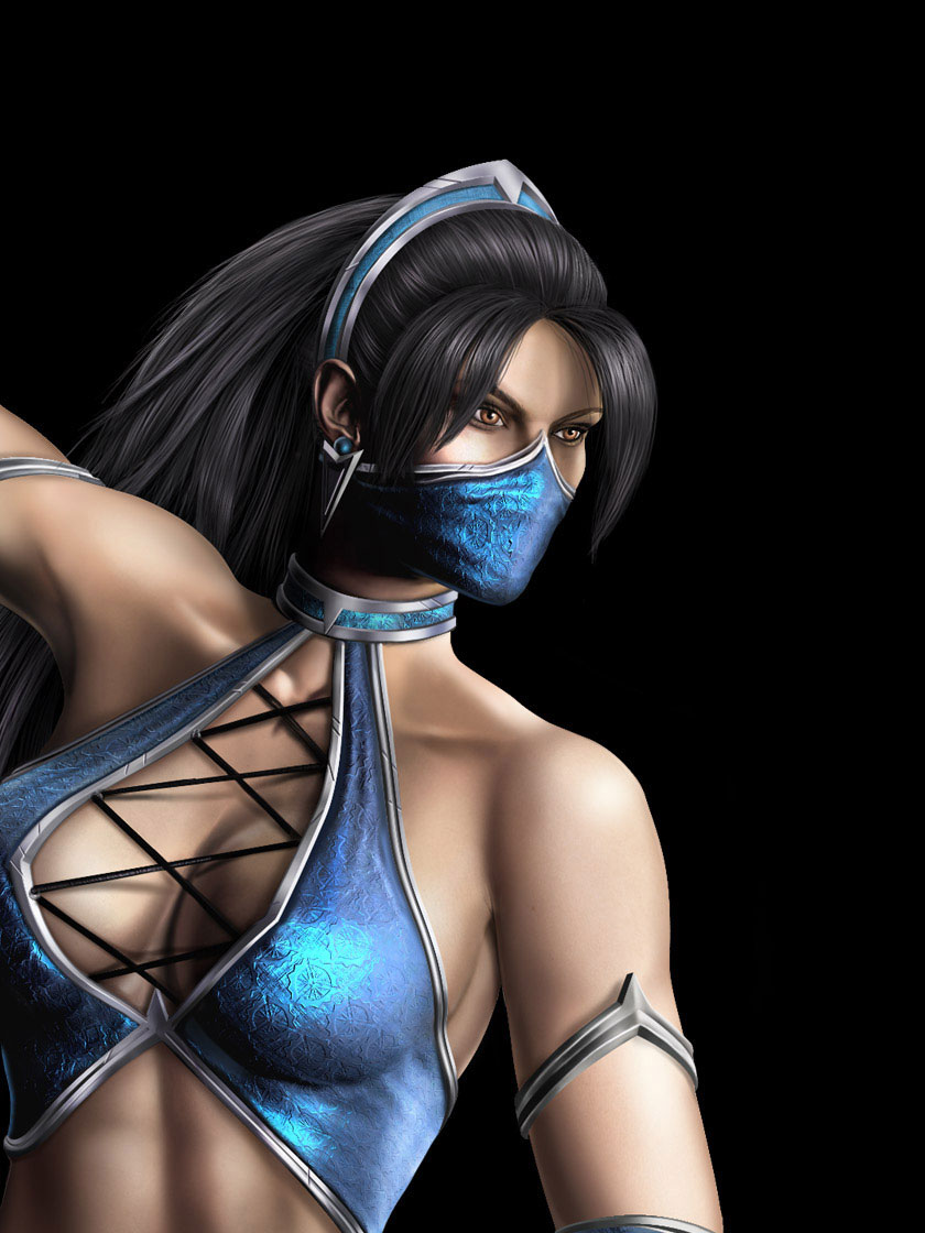 Kitana Portrait Art from Mortal Kombat