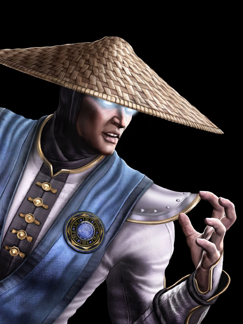 Raiden Portrait Art from Mortal Kombat