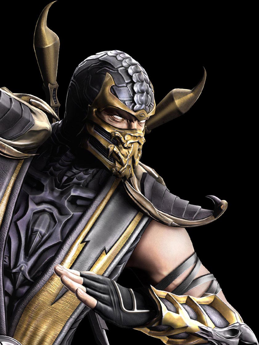 Scorpion Portrait Art from Mortal Kombat