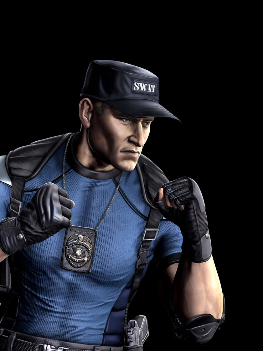 Stryker Portrait Art from Mortal Kombat