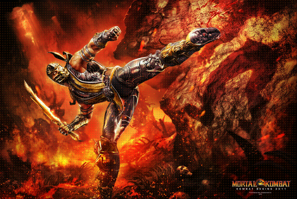 Scorpion Promo Art from Mortal Kombat