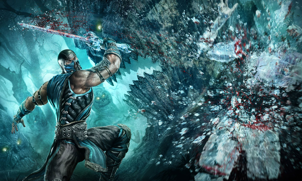 Sub-Zero Promo Art from Mortal Kombat