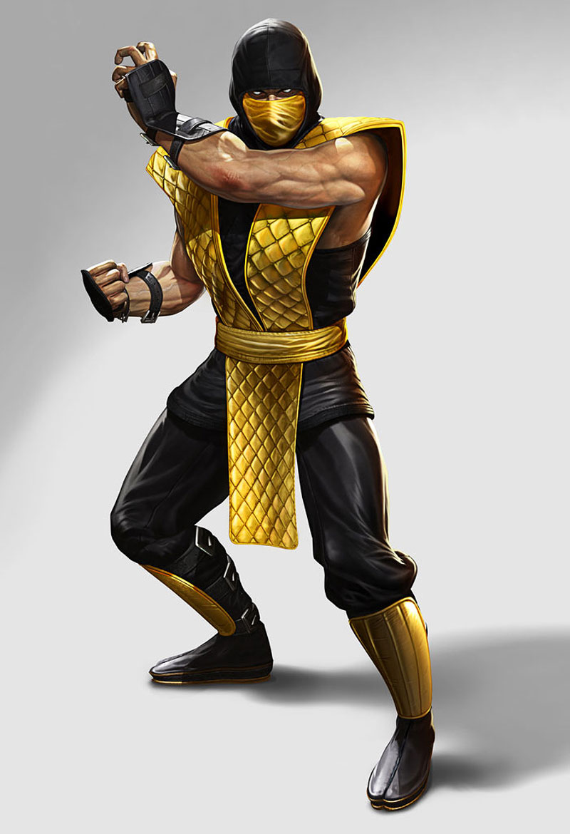 Scorpion Classic Art from Mortal Kombat