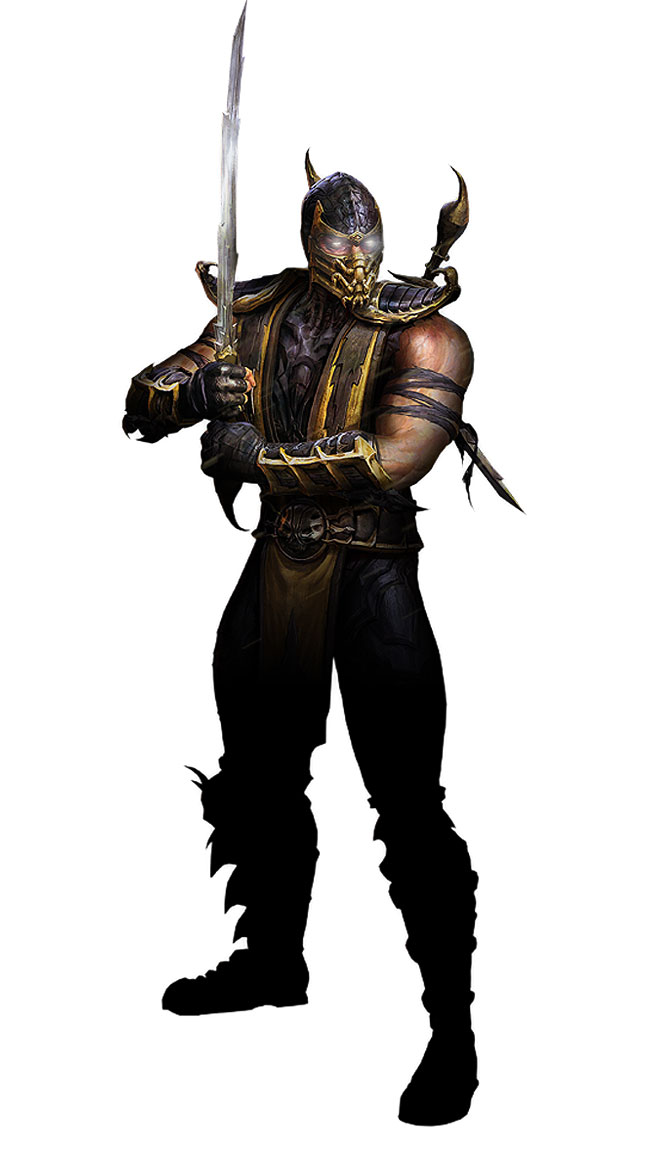 Scorpion Art from Mortal Kombat