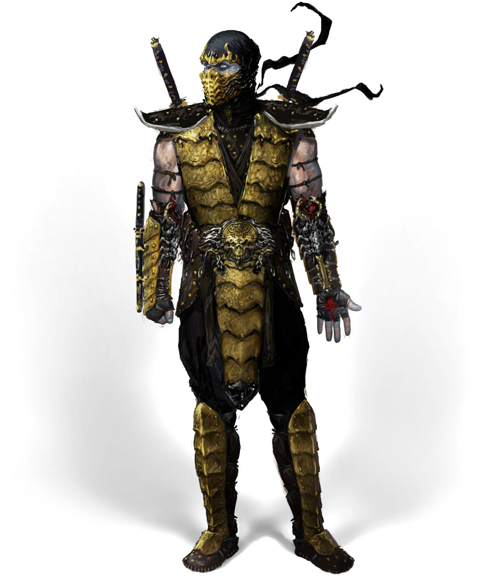 Scorpion Art from Mortal Kombat