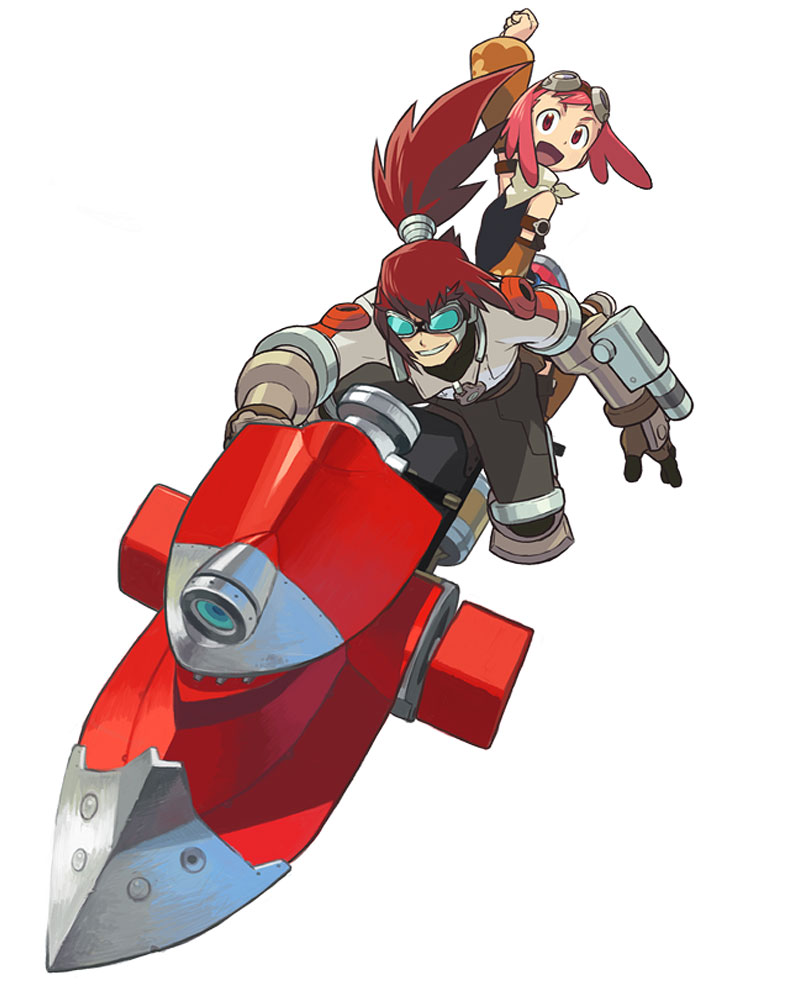 Barrett & Aero Art from Mega Man Legends 3