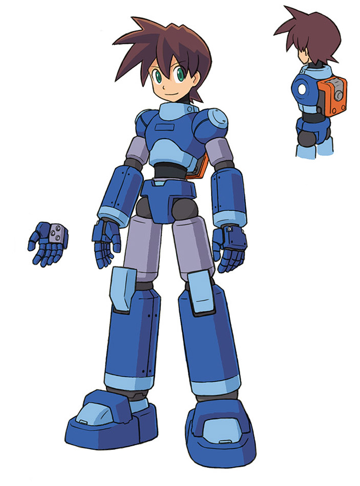 Mega Man Concept Art from Mega Man Legends 3