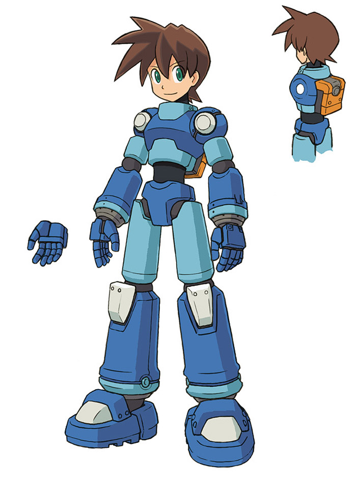 Mega Man Concept Art from Mega Man Legends 3