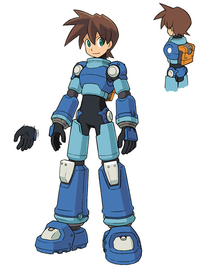 Mega Man Concept Art from Mega Man Legends 3