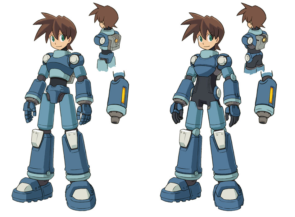 Mega Man Concept Art from Mega Man Legends 3
