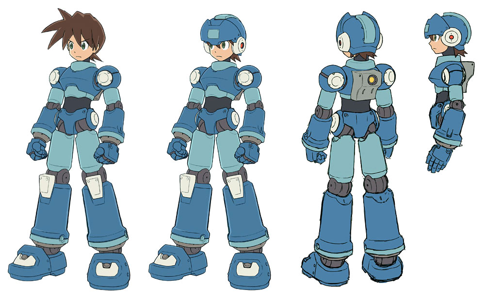 Mega Man Concept Art from Mega Man Legends 3