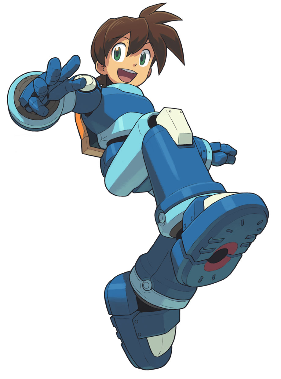 Mega Man Volnutt Art from Mega Man Legends 3