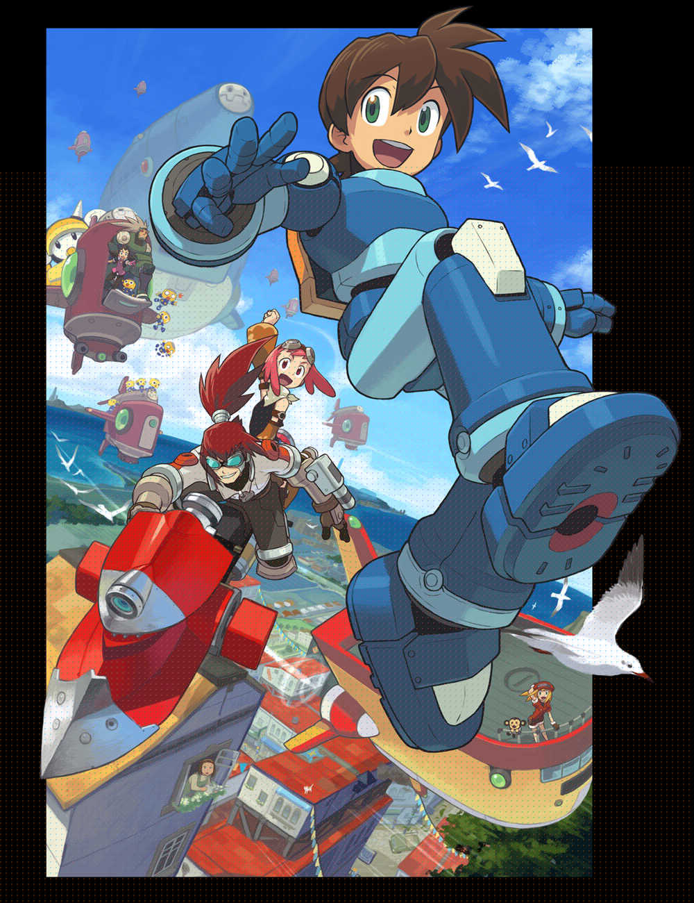 Promotional Illustration from Mega Man Legends 3