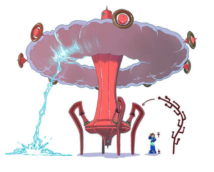 Reaverbot Contest Entry Winner Art from Mega Man Legends 3