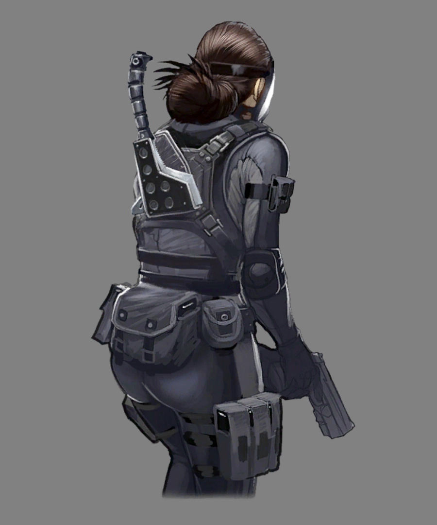 Lupo, Backside Art from Resident Evil: Operation Raccoon City