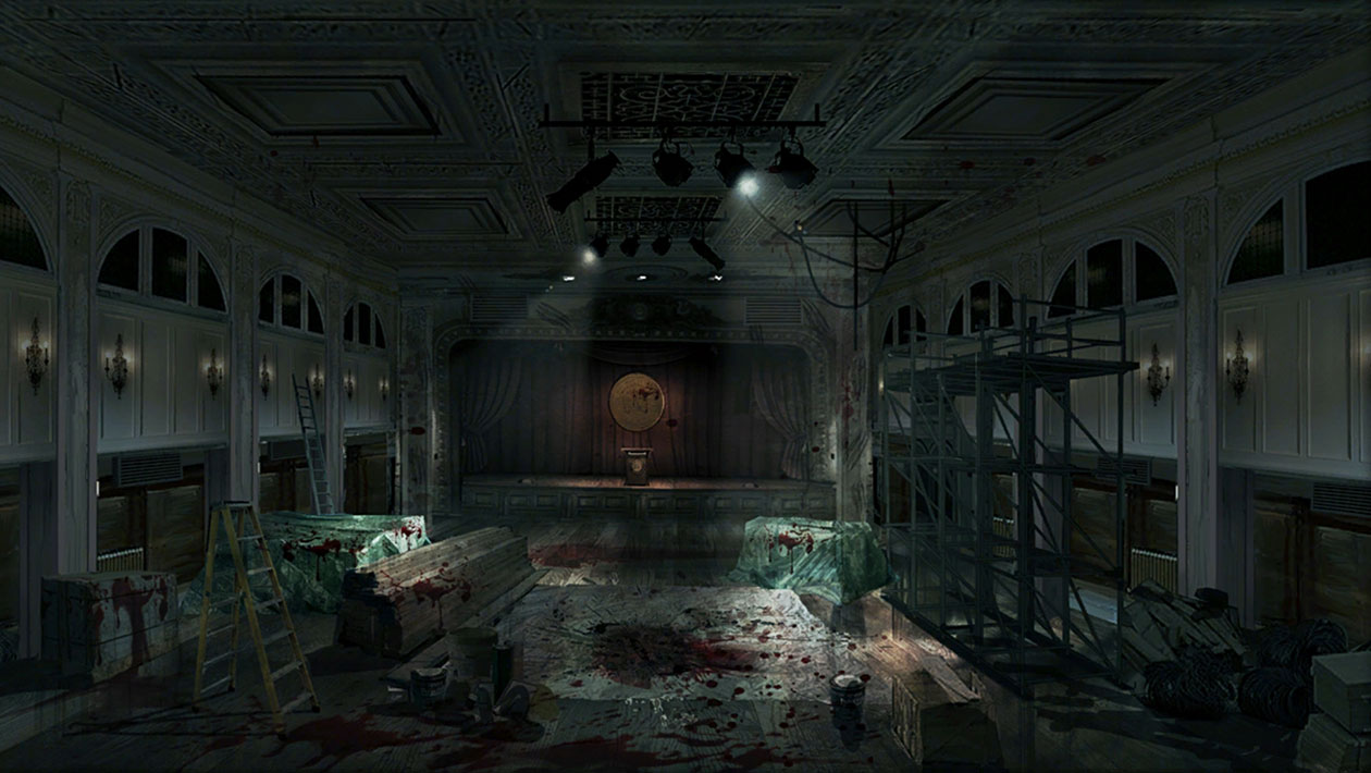 Presentation Hall Art from Resident Evil: Operation Raccoon City