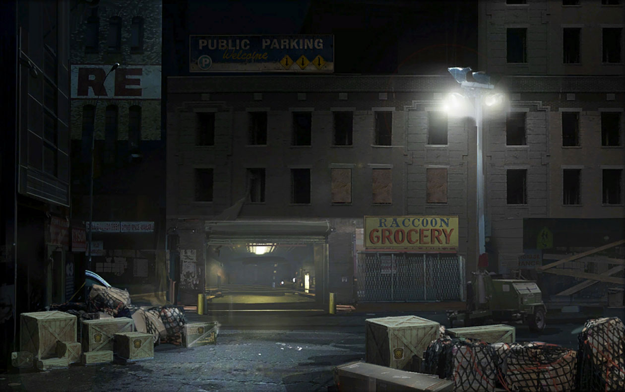 Raccoon Grocery Art from Resident Evil: Operation Raccoon City