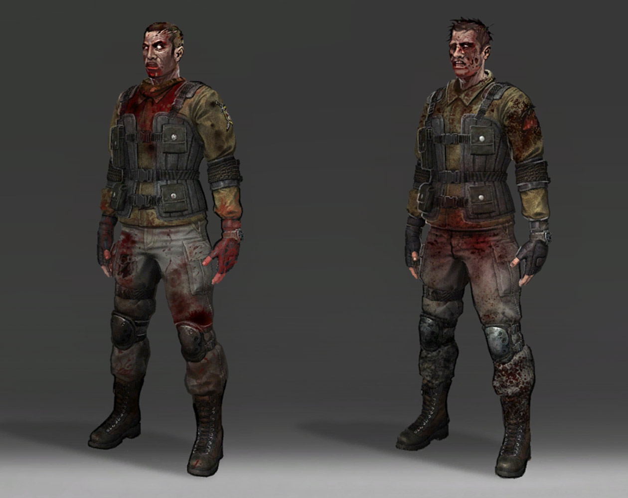 Special Forces Zombie Art from Resident Evil: Operation Raccoon City