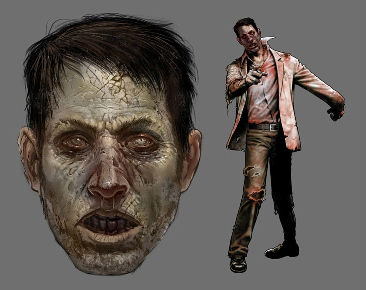 Zombie Man Art from Resident Evil: Operation Raccoon City