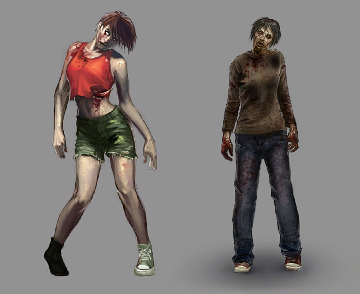 Zombie Women Art from Resident Evil: Operation Raccoon City