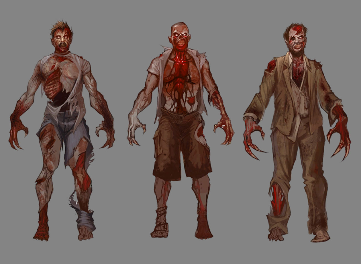Zombies Art from Resident Evil: Operation Raccoon City