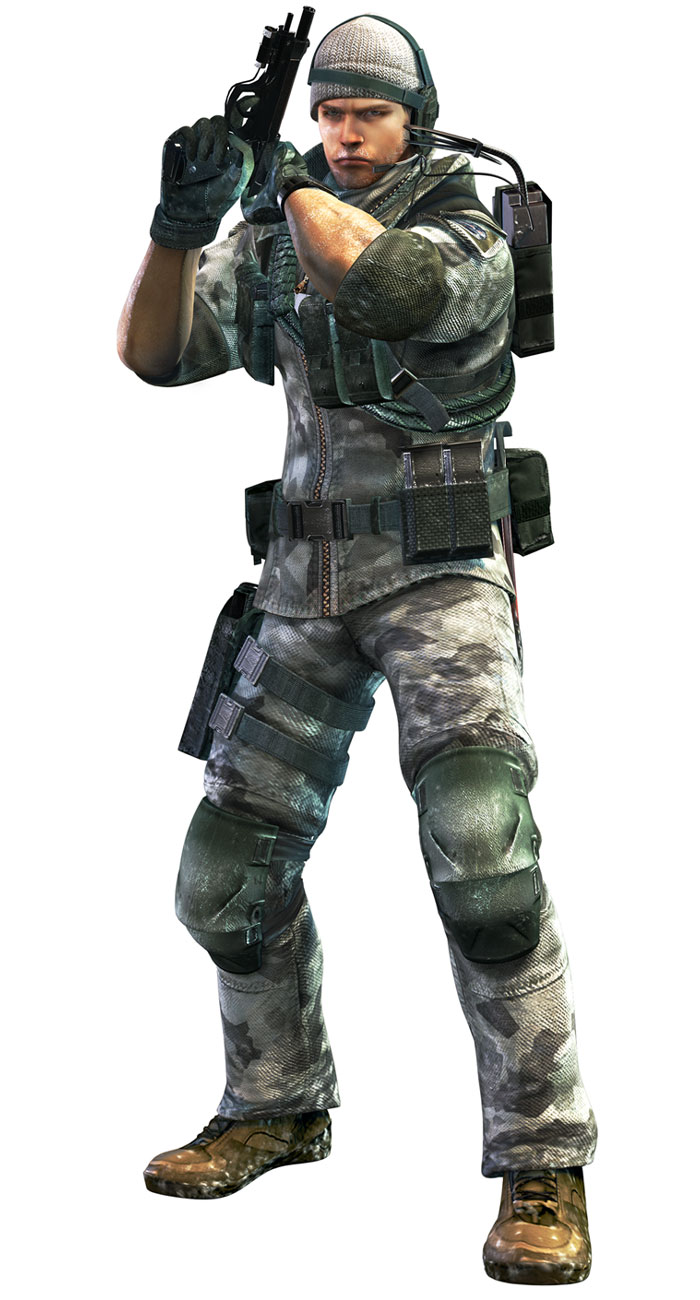 Chris Redfield Art from Resident Evil: Revelations