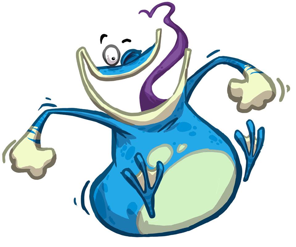 Globox Art from Rayman Origins
