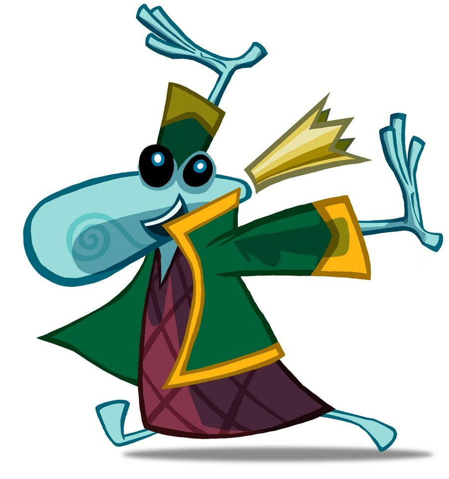 Green Teensy Art from Rayman Origins