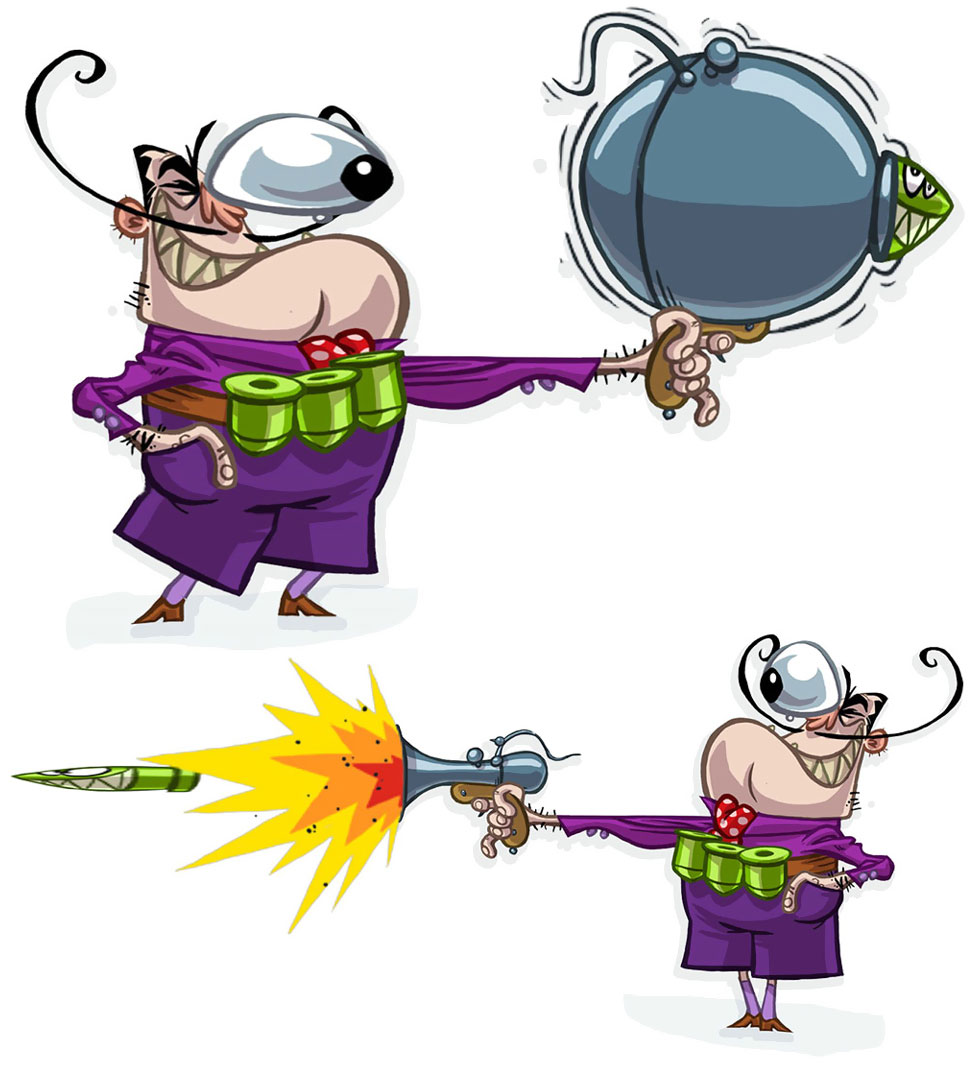 Hunter Art from Rayman Origins