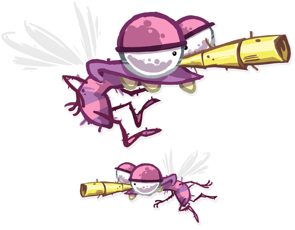 Moskito Art from Rayman Origins