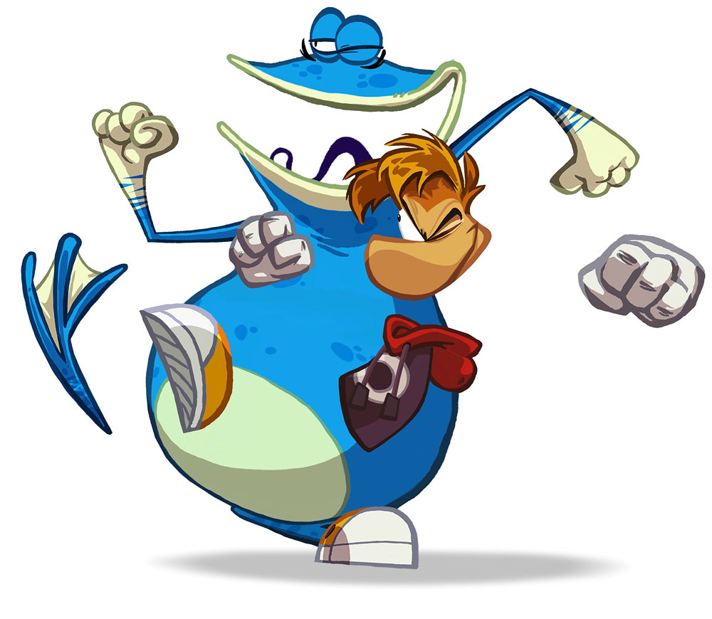Rayman & Globox Art from Rayman Origins