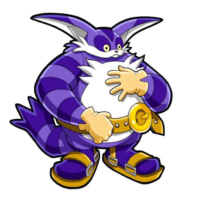 Big the Cat Art from Sonic Chronicles: The Dark Brotherhood