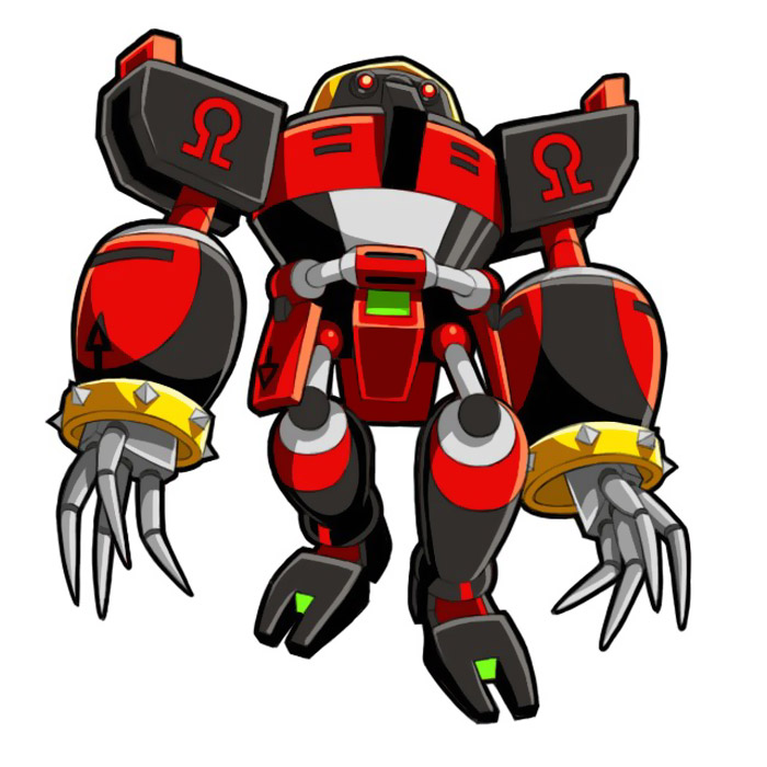 E-123 Omega Art from Sonic Chronicles: The Dark Brotherhood