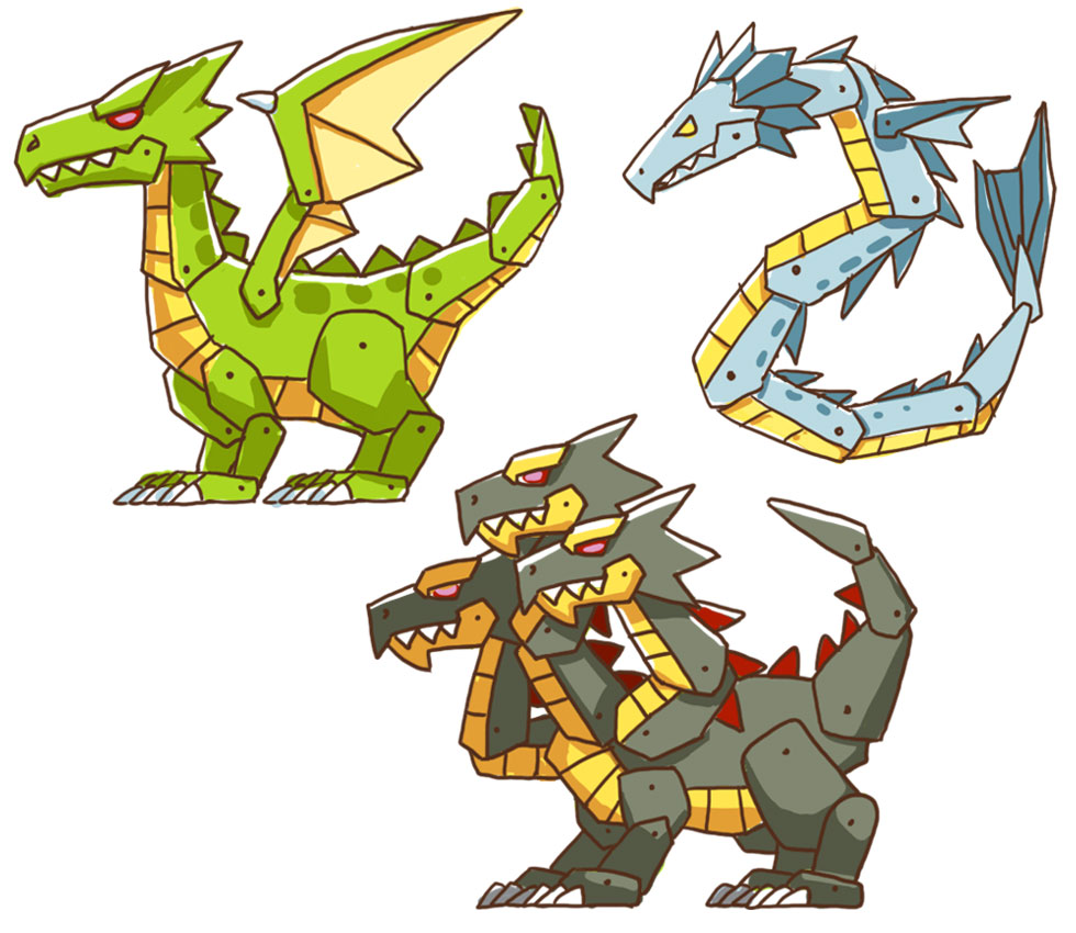 Dragons Art from Scribblenauts